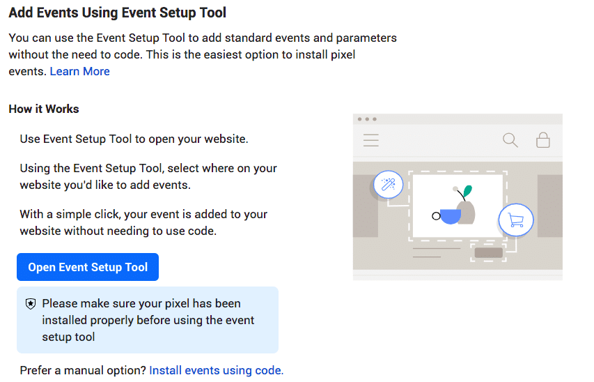 Open Event Setup Tool
