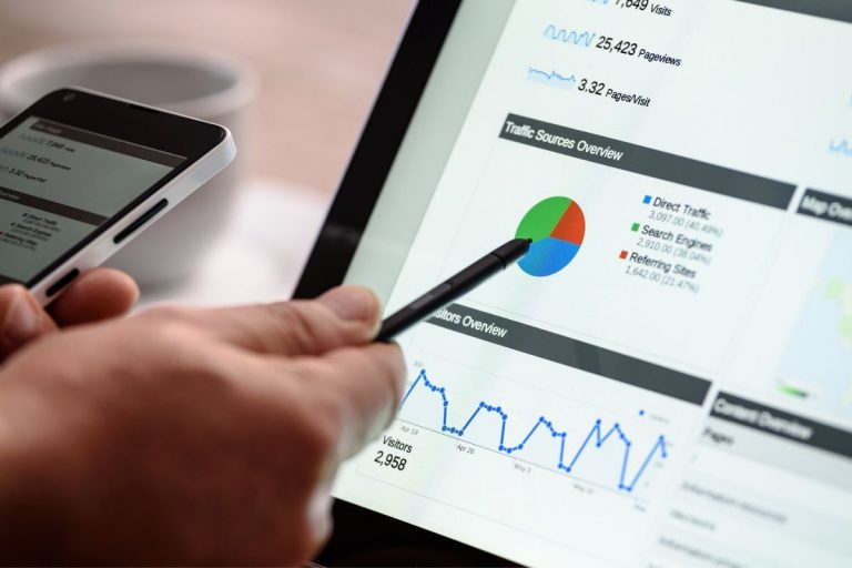 Contoh tampilan KPI untuk SEO
