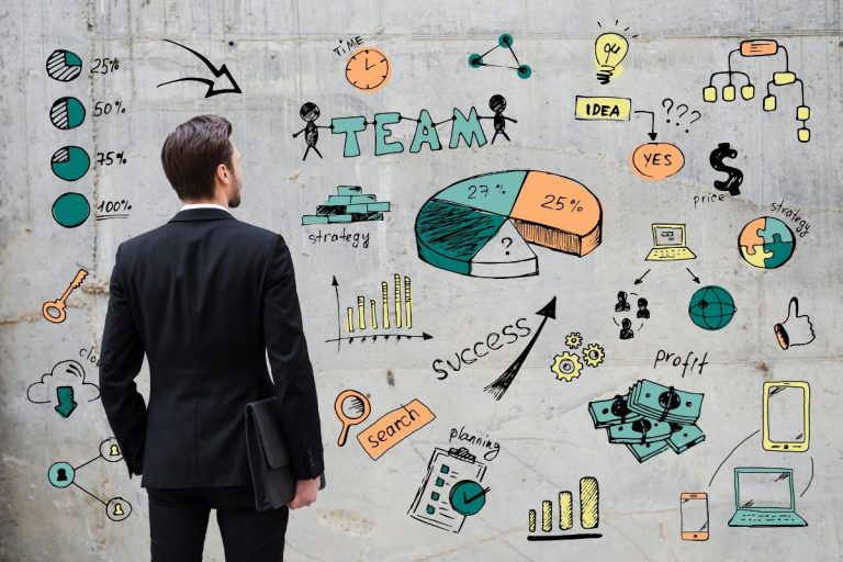 Digital marketing illustration