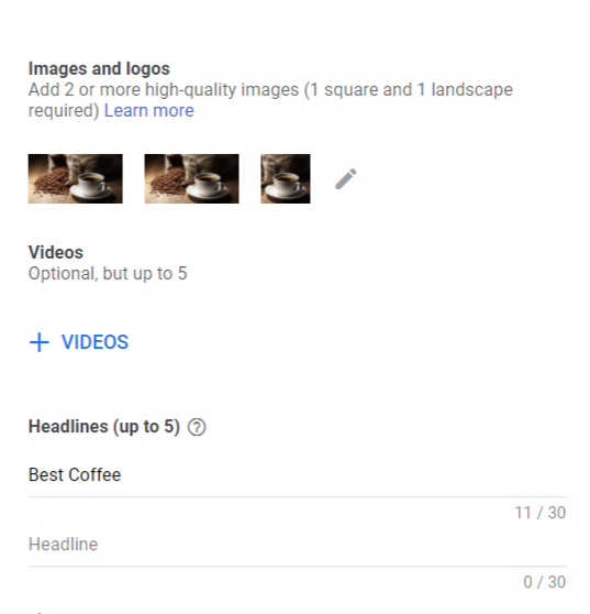 GDN create ads