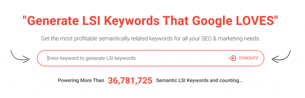 LSI Graph Keyword Generator