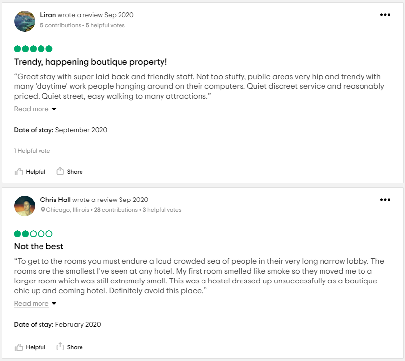 Tripadvisor review