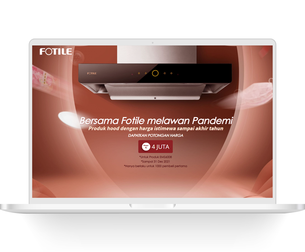 Fotile laptop view