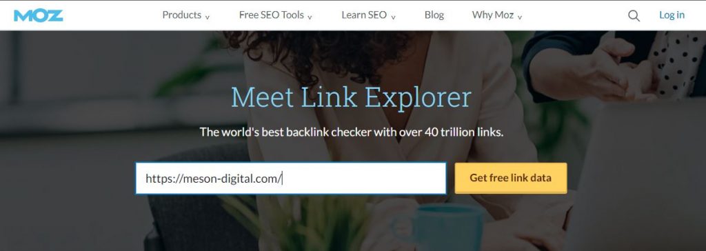 Masukkan URL ke link explorer