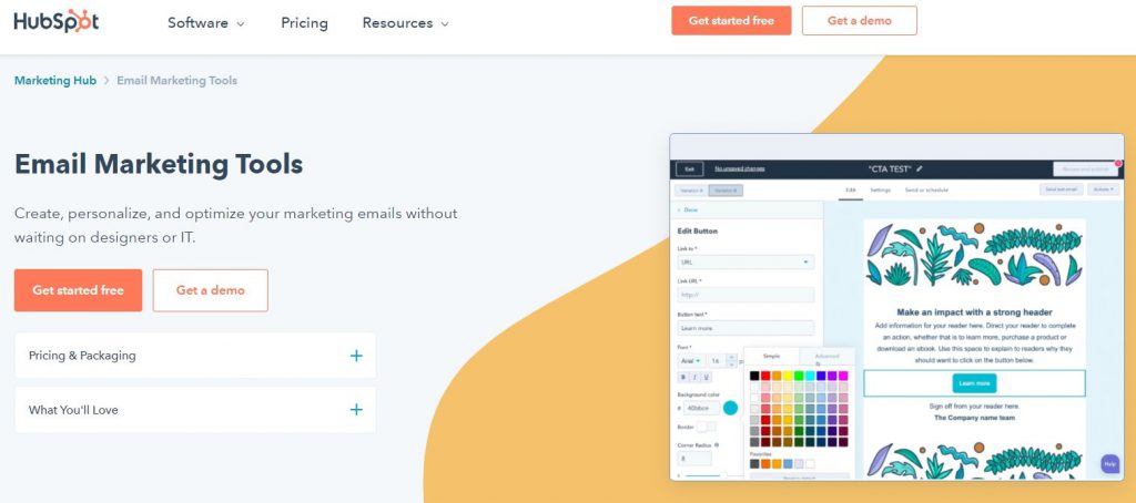 Hubspot email