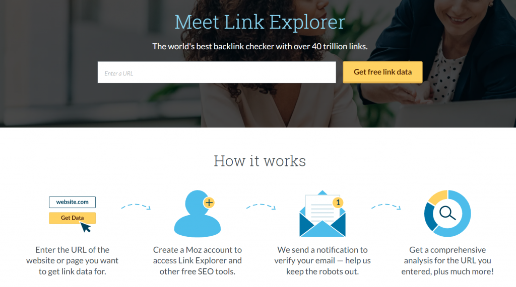 Moz link explorer