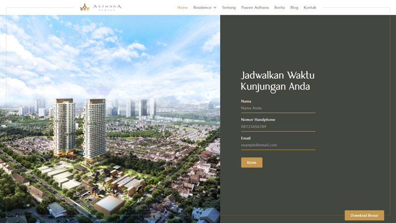 Website Asthana Kemang