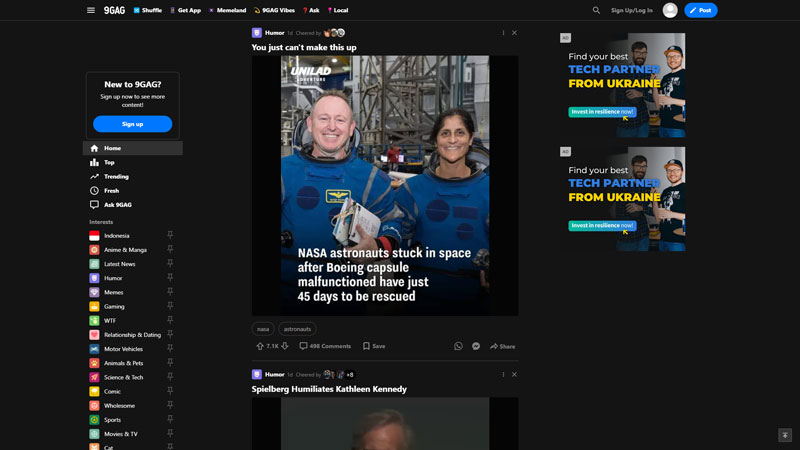Website 9gag