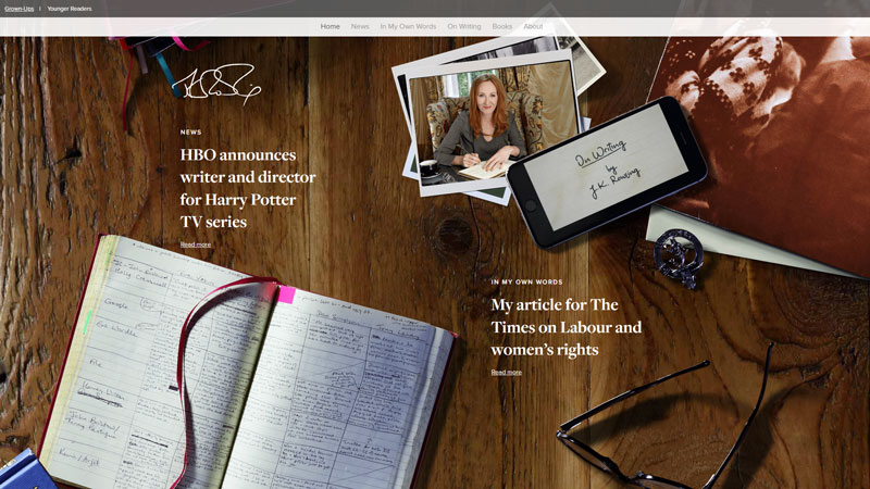Website J. K. Rowling