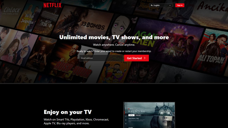 Website Netflix