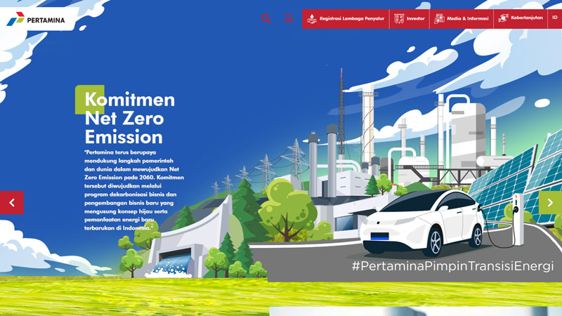 Website Pertamina
