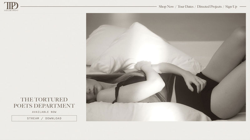Website Taylor Swift