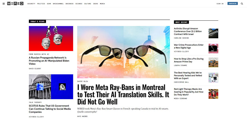 Website Wired