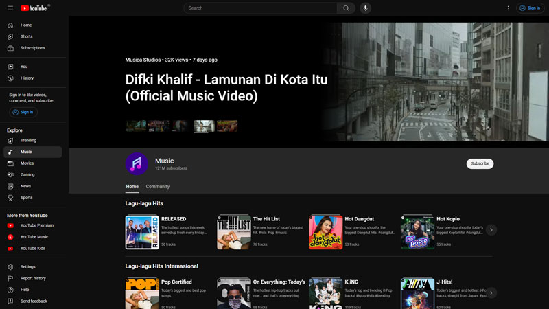 Website Youtube
